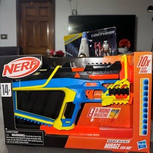 NERF Mirage XIX-800 Blaster - Blue and Yellow